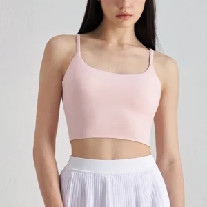 Custom U-Neck Bare-Feel Twist-Back Sports Bra for Women