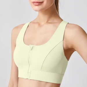 Custom Front Zipper Adjustable Sports Tank With Logo