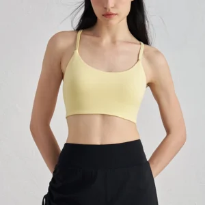 Custom Strappy High-Impact Sports Bra With Backless Design