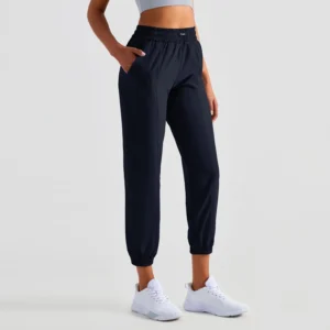 Custom High Waist Jogger Pants Quick Dry Activewear