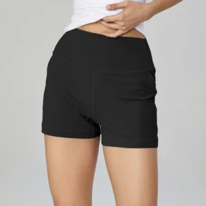 Custom Stylish Yoga Shorts With Pockets Slim Fit