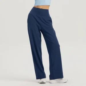 Custom High-Waist Quick Dry Wide-Leg Pants Loose Fit