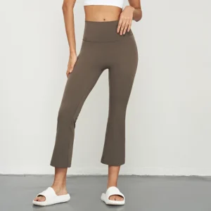 Custom Seamless Naked-Feel High-Waist Flare Pants