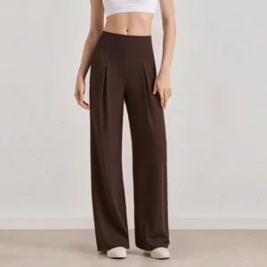 Custom Wide-Leg Pants Loose Fit High Waist