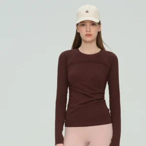 Custom Breathable Slim Fit Quick Dry Long Sleeve Gym Wear