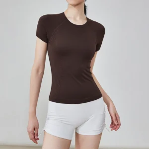 Custom Women's Quick Dry Running T-Shirt Slimming Activewear