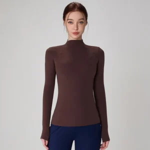 Custom Slimming Stand Collar Compression Top