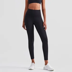 Custom Thin High Waist Pilates Leggings No Front Seam