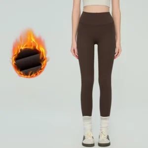 Custom Fleece Lined High Waist Leggings Seamless Gym Wear