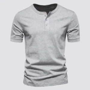Custom Men’s Slim Fit Henley T Shirt
