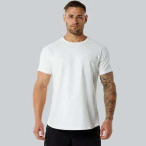 Custom Men’s Plus Size Cotton Gym T Shirt