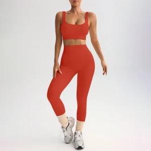 Quick Dry Yoga Set with Sports Bra
