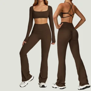 Shock Absorbing Naked Feel Yoga Fitness Set